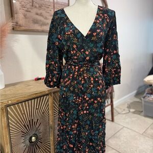 Ava & Viv Floral V-Neck Dress size X